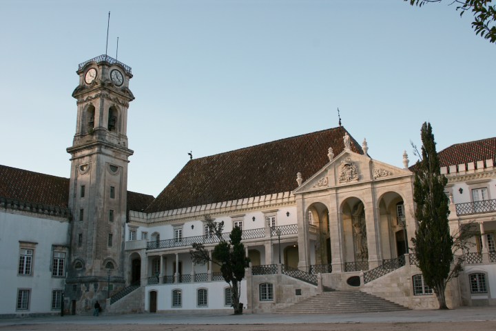 a church with a clock at the top of a building