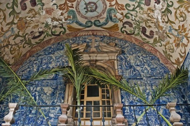 a painting on the wall