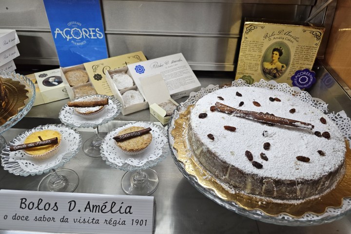 a piece of cake on a table