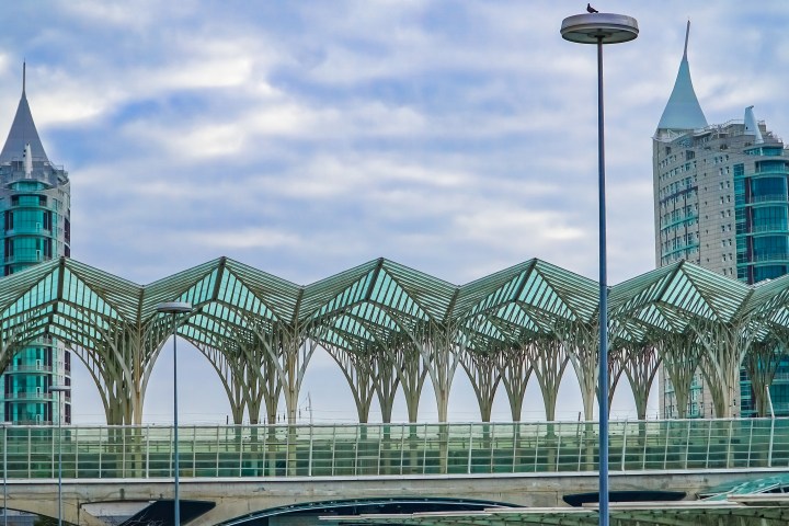 a large bridge over some water